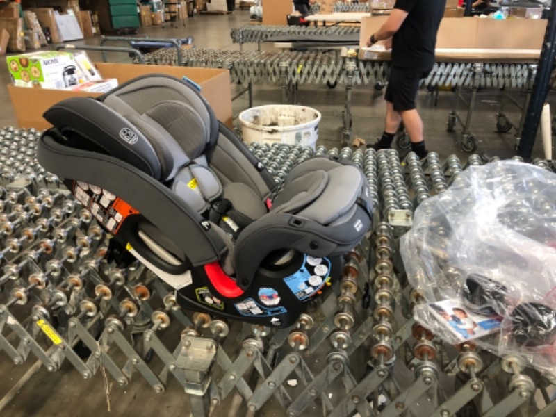 Photo 2 of Graco SlimFit3 LX 3 in 1 Car Seat | Space Saving Car Seat Fits 3 Across in Your Back Seat, Kunningham