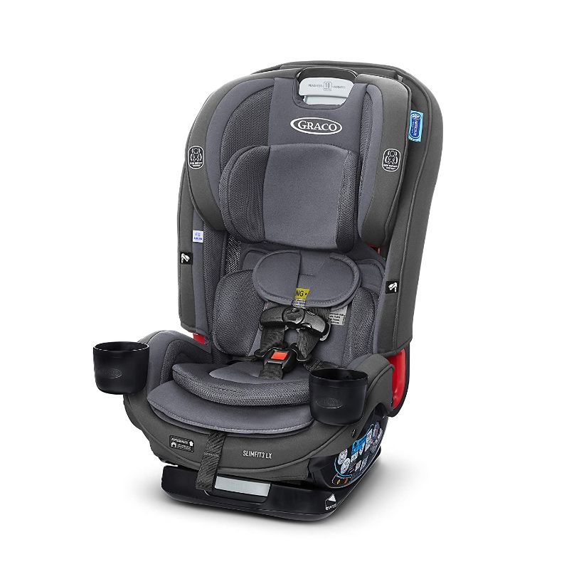 Photo 1 of Graco SlimFit3 LX 3 in 1 Car Seat | Space Saving Car Seat Fits 3 Across in Your Back Seat, Kunningham