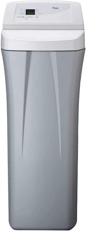 Photo 1 of Whirlpool WHES40E 40,000 Grain Water Softener-Built in USA-Salt Saving Technology-NSF Certified, Off-White
