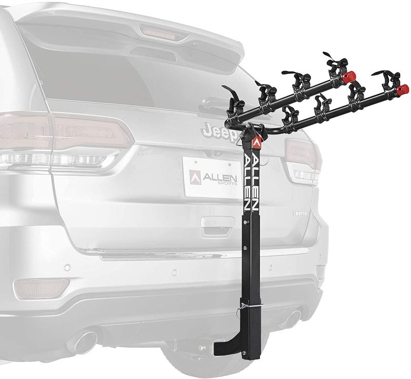 Photo 1 of 140 lbs. Capacity 4-Bike Vehicle 2 in. Hitch Bike Rack