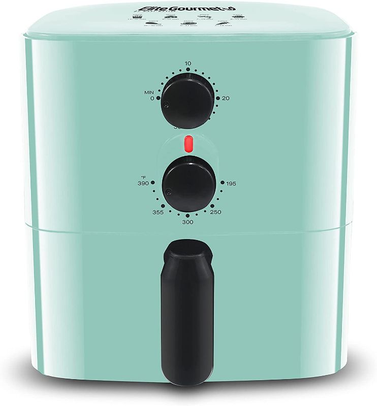 Photo 1 of Elite Gourmet 1-Qt. Air Fryer, Blue