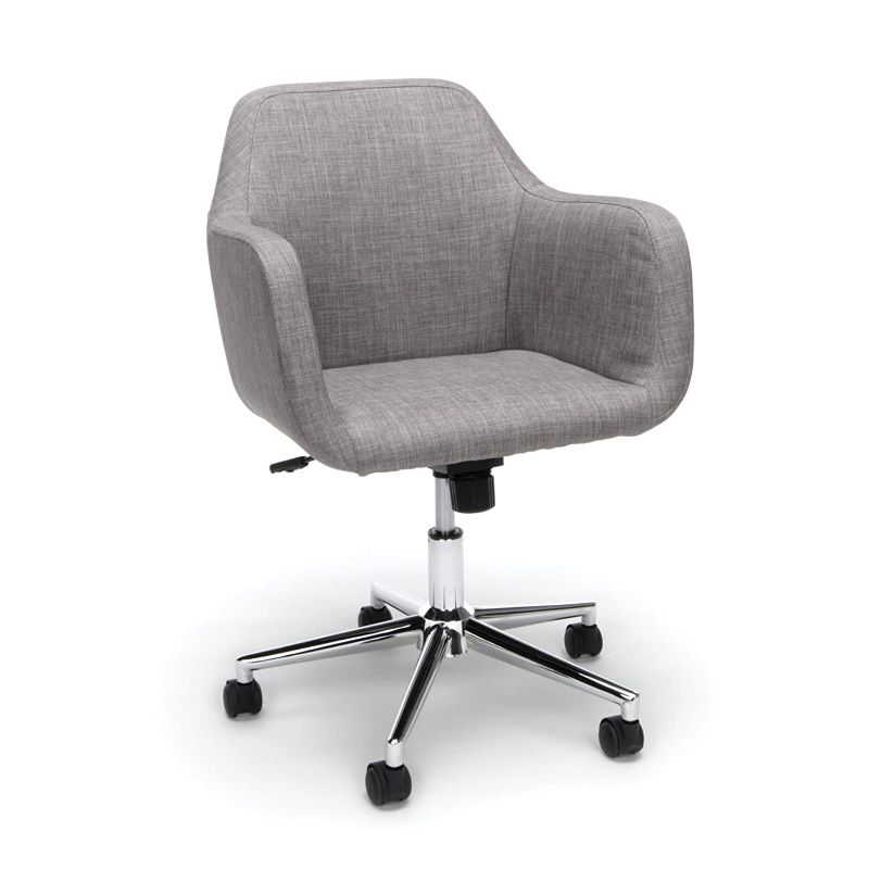 Photo 1 of OFM ESS Collection Upholstered Home Office Desk Chair, Grey
