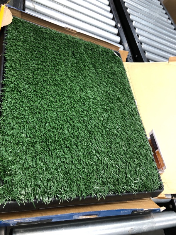 Photo 2 of Artificial Grass Puppy Pad for Dogs and Small Pets – Portable Training Pad with Tray – Dog Housebreaking Supplies by PETMAKER