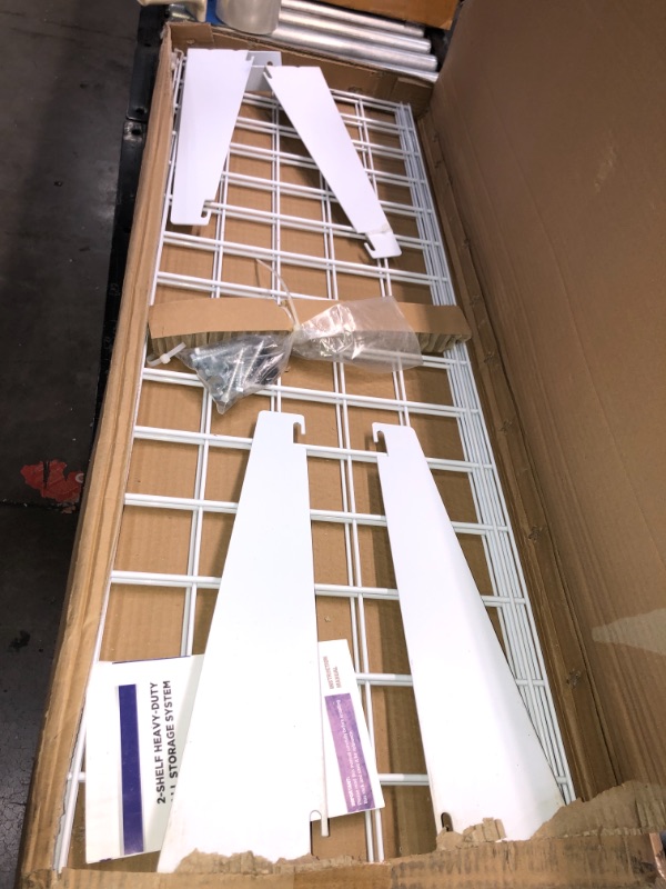 Photo 2 of 24? x 48? Wall Shelves (Two Pack with Hooks)