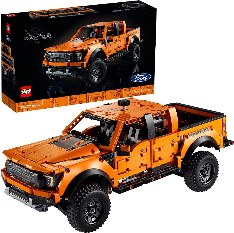 Photo 1 of LEGO Technic Ford F-150 Raptor 42126 Building Kit; Enjoy a Rewarding Project; New 2021 (1,379 Pieces)