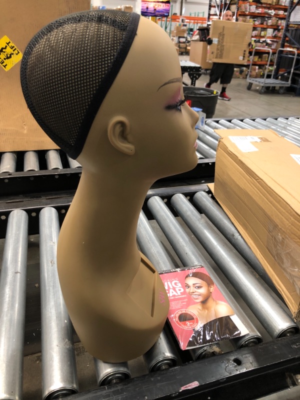 Photo 3 of 18" Female Life Size Mannequin Head for Wigs, Hats, Sunglasses Jewelry Display PD3R-24
