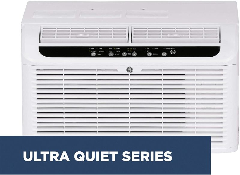 Photo 1 of GE 6,000 BTU Serenity Quiet Window Air Conditioner for Small Rooms up to 250 sq. ft, AHQQ06LX, White
