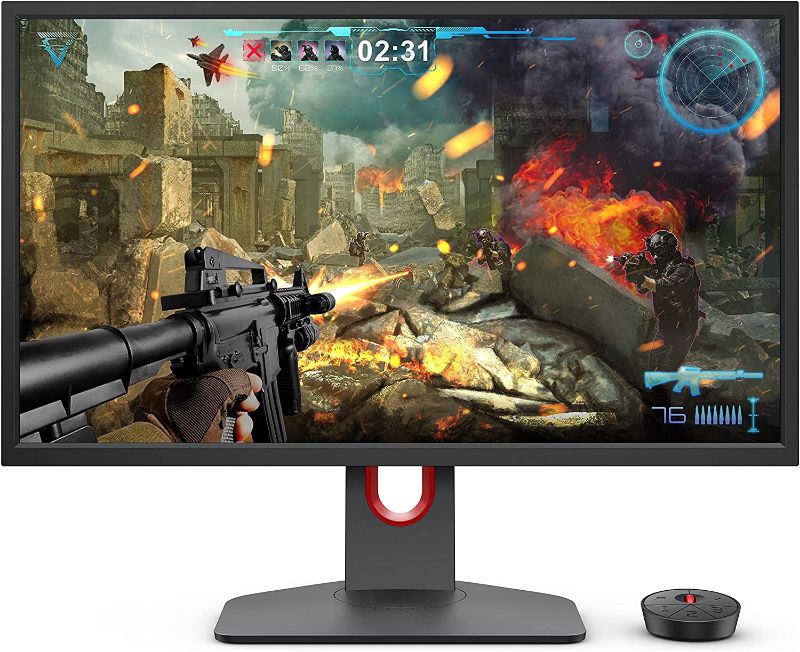 Photo 1 of BenQ Zowie XL2540K 24.5 inch 240Hz Gaming Monitor | Smaller Base | Flexible Height & tilt Adjustment | XL Setting to Share | Customizable Quick Menu