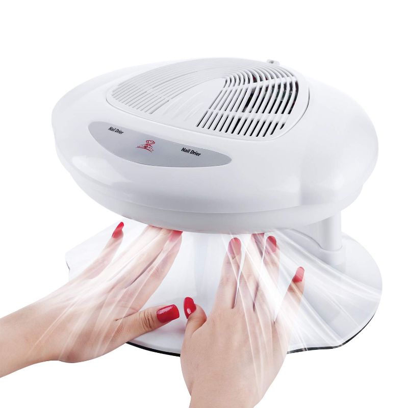 Photo 1 of Makartt Air Nail Dryer for Both Hands and Feet 400W Air Nail Fan Blow Dryer for Regular Nail Polish Automatic Sensor Warm Cool Breeze Home and Salon Use No Harmful to Eyes/Hands/Feet,C-02
