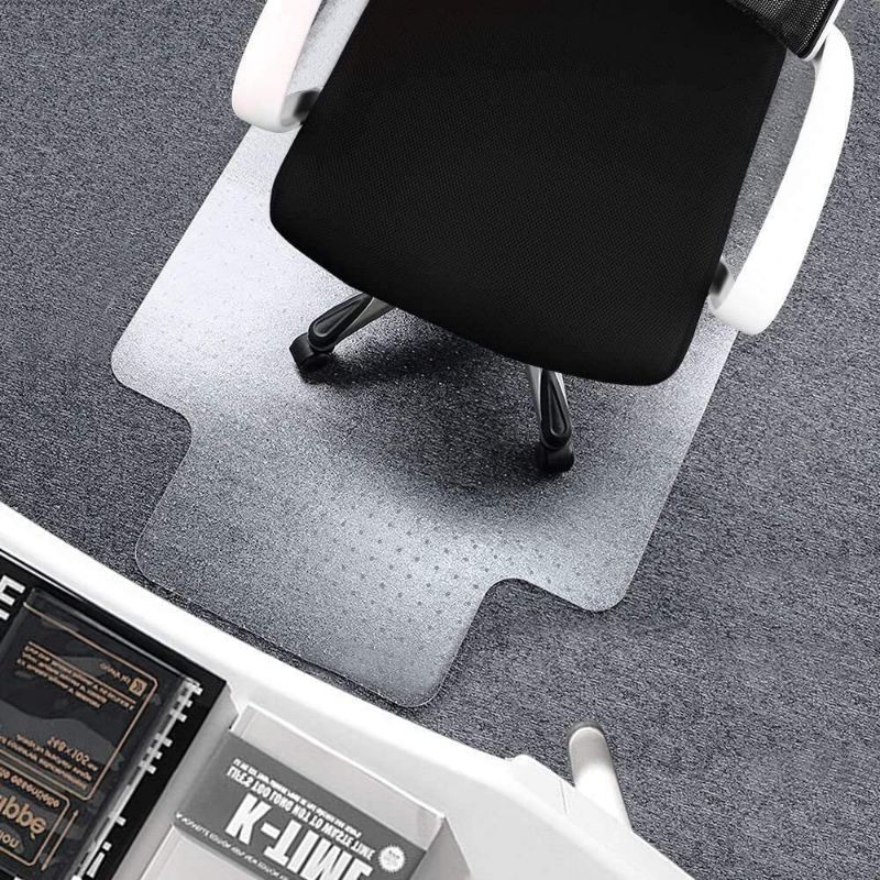 Photo 1 of Office Desk Chair Mat for Carpet Floor Low Pile PVC Protection Anti-Slip Floor Mat Carpeted Chair Mat 5.51" X 5.51" X 36.6"