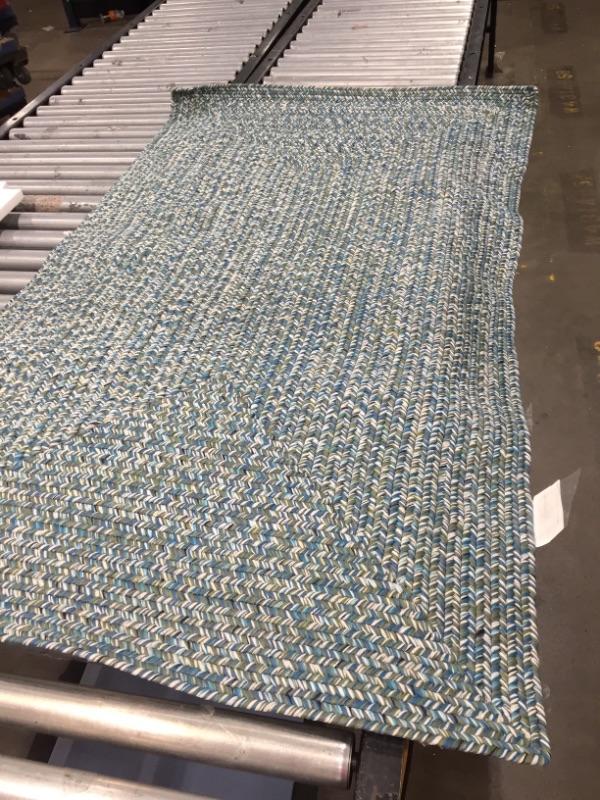 Photo 2 of 35' X 55" BLUE RECTANGLE RUG