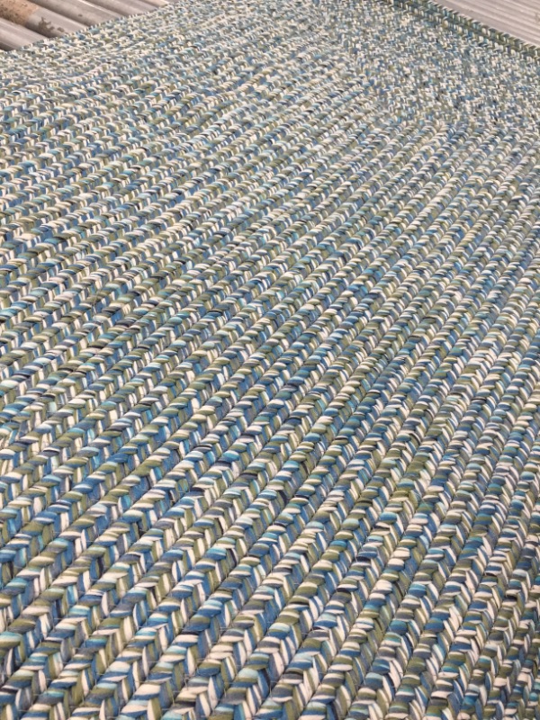 Photo 3 of 35' X 55" BLUE RECTANGLE RUG