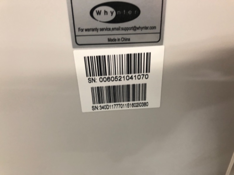 Photo 1 of Whynter ARC-148MS 14,000 BTU Portable Air Conditioner, Dehumidifier, Fan with Activated Carbon SilverShield Filter for Rooms up to 450 sq ft, Multi
**BLOWS ICE COLD**