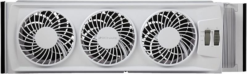 Photo 1 of Bionaire BWF0502M-WM Thin Window Fan, White
