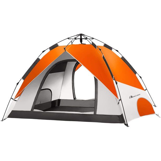 Photo 1 of 
MOON LENCE Pop Up Tent Family Camping Tent 4 Person Tent Portable Instant Tent Automatic Tent Waterproof Windproof for Camping Hiking Mountaineering
