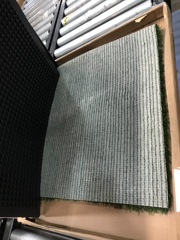 Photo 1 of Artificial Grass Puppy Pad for Dogs and Small Pets – Portable Training Pad with Tray – Dog Housebreaking Supplies by PETMAKER