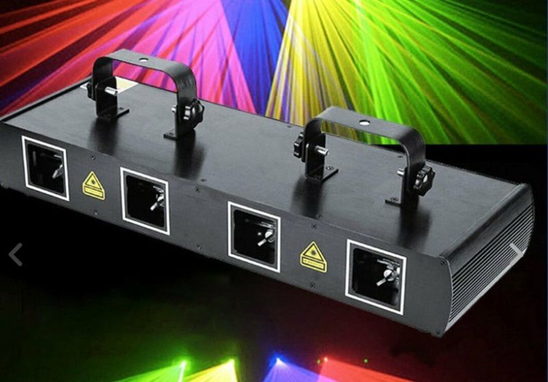 Photo 1 of Laser Light RGBY 460mW Disco Party Light Stage Lighting Party Show DMX Projector (unknown model)
