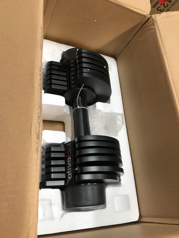 Photo 2 of Ativafit Adjustable Dumbbell for Workout Strength Training Fitness Weight Gym (Single)
