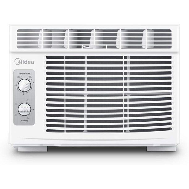 Photo 1 of MIDEA MAW05M1BWT Window air conditioner 5000 BTU with Mechanical Controls, 7 temperature settings, 2 cooling and fan settings,110V, White
