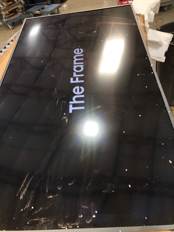 Photo 1 of SAMSUNG 55-inch Class The Frame TV with Customizable Black Bezel (2020 Model)
