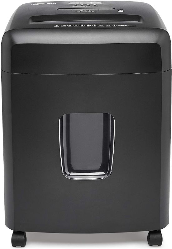 Photo 1 of Amazon Basics 15-Sheet Cross Cut Paper and CD Office Shredder with Pull Out Basket