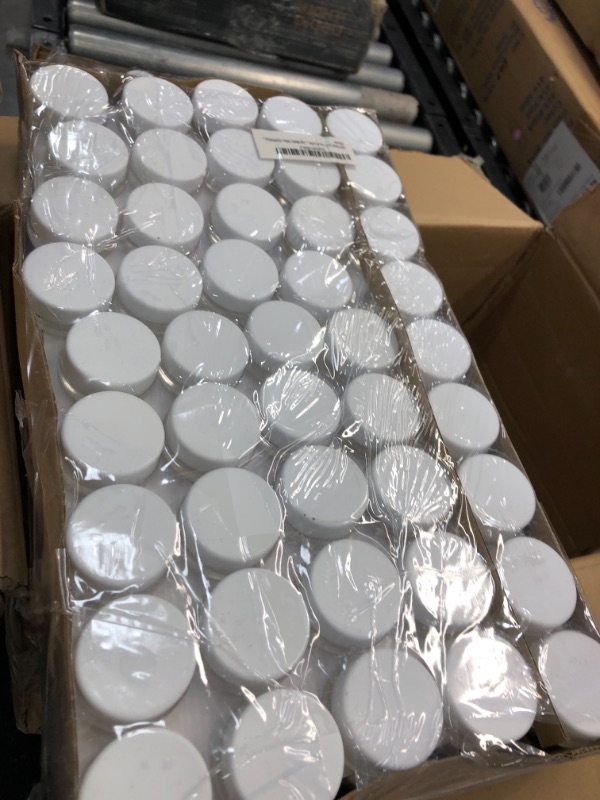 Photo 2 of (90 Pack) 7ml Low Profile Thick Glass Containers with White Lids - Concentrate Jars