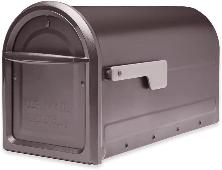 Photo 1 of Architectural Mailboxes 7900-2RZ-CG-10 Mapleton Postmount Mailbox, Large, Rubbed Bronze
