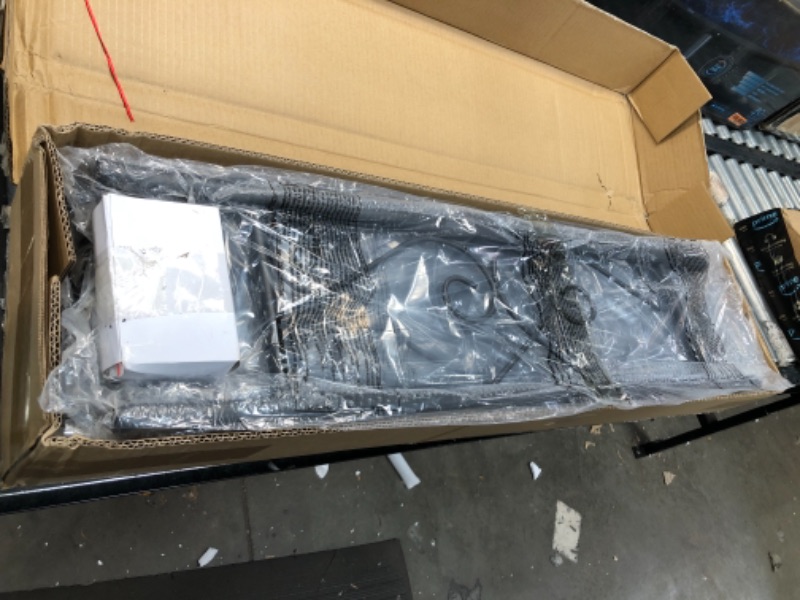 Photo 1 of SimLife Platform Kids Adults No Box Spring Support Needed Easy to Put Together Black Twin Size Bed Frame with Headboard and Footboard Mattress Foundation
