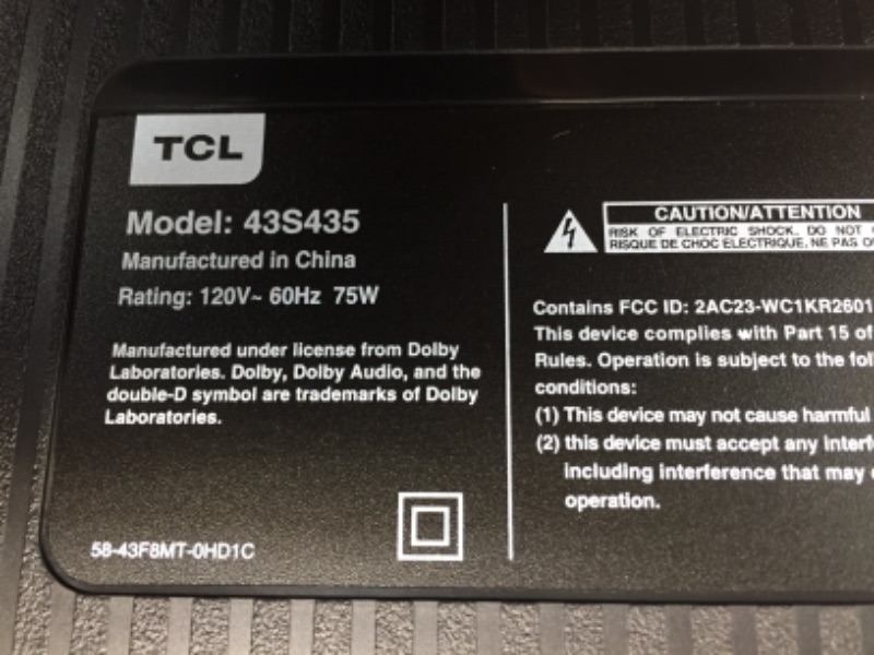 Photo 4 of TCL 43-inch 4K UHD Smart LED TV - 43S435, 2021 Model
