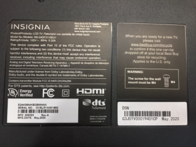 Photo 4 of Insignia™ - 24" Class LED HD Smart Fire TV Edition TV
