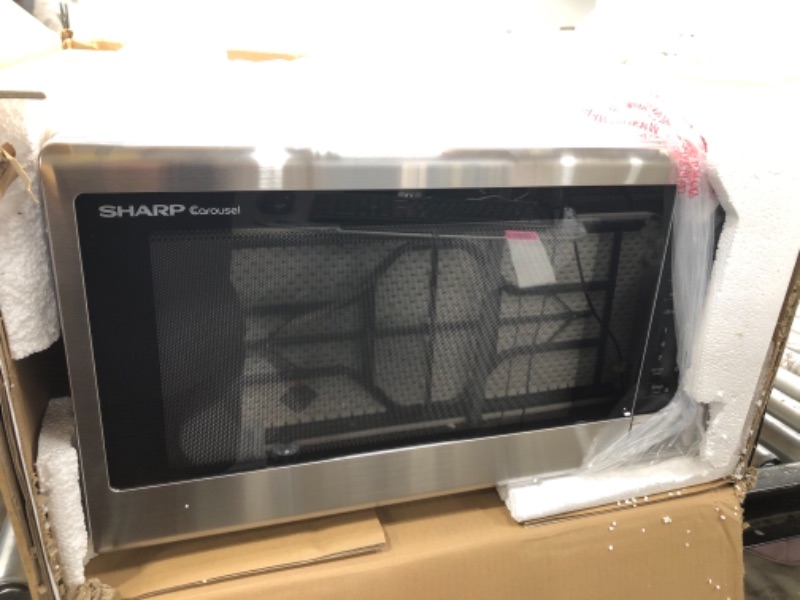 Photo 2 of Sharp ZSMC2242DS, Stainless Steel Countertop 1200 Watt Microwave Oven, 2.2 cu. ft
