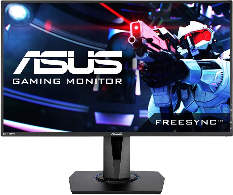 Photo 1 of ASUS VG275Q 27 inch Full HD 1080p 1ms Dual HDMI Eye Care console gaming monitor with free sync/adaptiv Black
//missing components //unable to tested //missing cord 