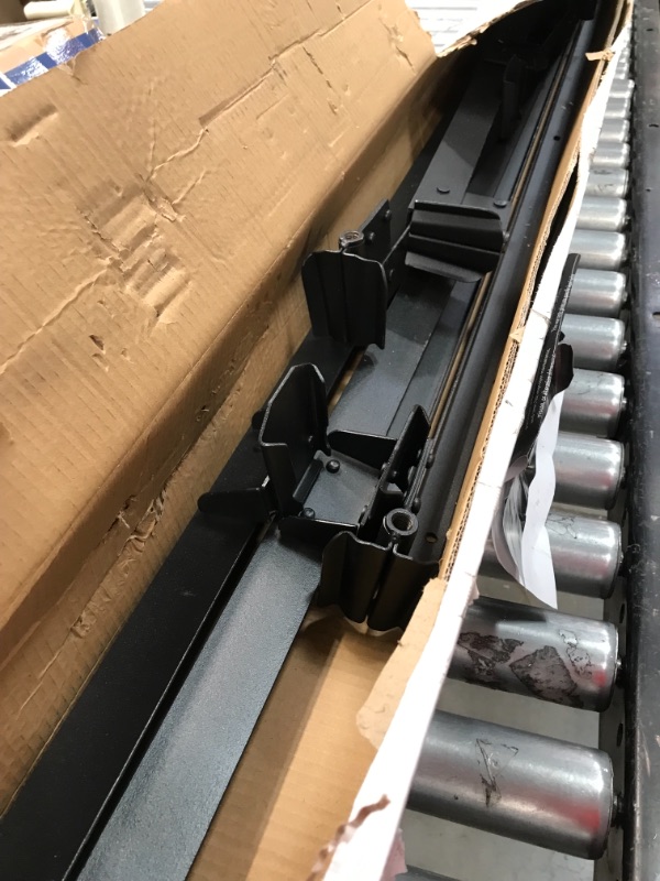 Photo 1 of STRUCTURES STEELOCK Headboard-Footboard Super Duty Steel Wedge Lock Metal Bed Frame with Adjustable Height Glides - Functions as Bed Rails - Twin
//missing hardware //loosed components 