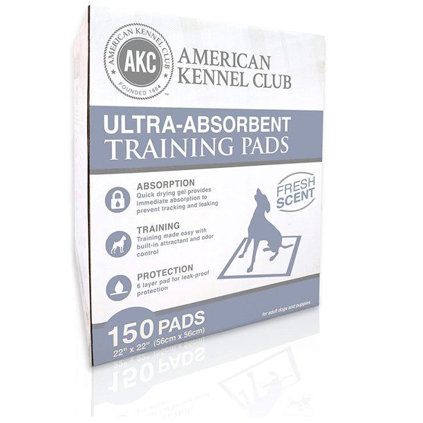 Photo 1 of American Kennel Club Fresh Scent Training Pads, 22"X22", 150 ct
