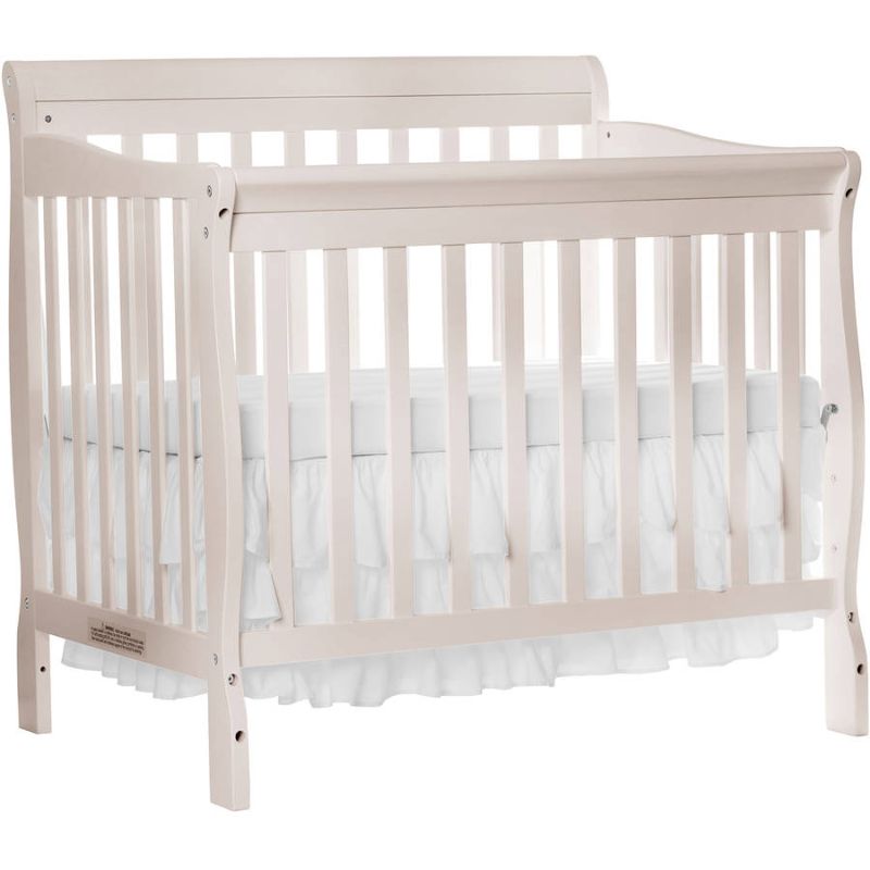 Photo 1 of Dream On Me Aden 4-in-1 Convertible Mini Crib, French White