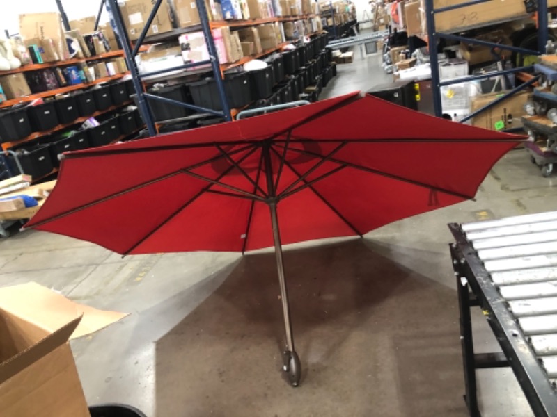 Photo 2 of abba 9' patio umbrella red