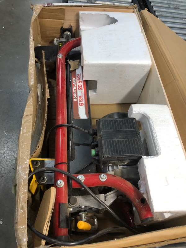 Photo 4 of (missing manual) 
Southland 6 Ton 15 Amp Electric Log Splitter SELS60