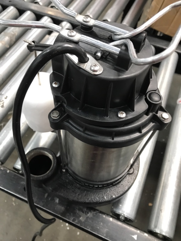 Photo 2 of 1 HP Stainless Steel Dual Suction Sump Pump