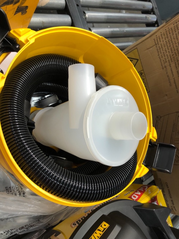 Photo 5 of DEWALT 9 Gallon Wet/Dry VAC Heavy-Duty Shop Vacuum, Yellow
