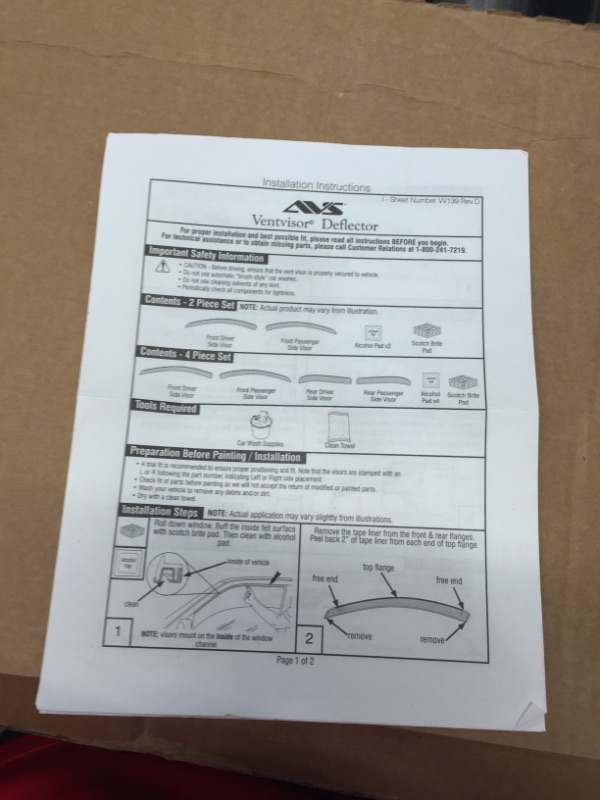 Photo 3 of AVS 16-18 Toyota Tacoma Access Cab Ventvisor In-Channel Window Deflectors 4pc - Matte Black