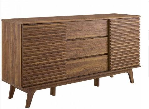 Photo 1 of ***BOX TWO OF TWO ONLY*** Render Walnut 63 Inch Sideboard Buffet Table or TV Stand EEI-3344-WAL
