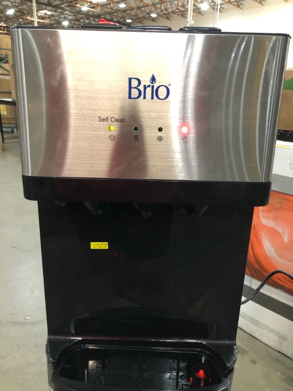 Photo 2 of ***PARTS ONLY/NEEDS REPAIR*** Brio Self Cleaning Bottom Loading Water Cooler Water Dispenser – Limited Edition - 3 Temperature Settings - Hot, Cold & Cool Water - UL/Energy Star Approved
