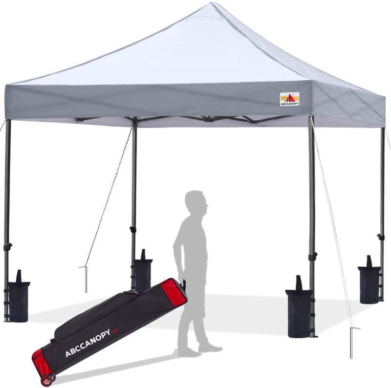 Photo 1 of ABCCANOPY Patio Pop Up Canopy Tent 8x8 Commercial-Series(Gray)
