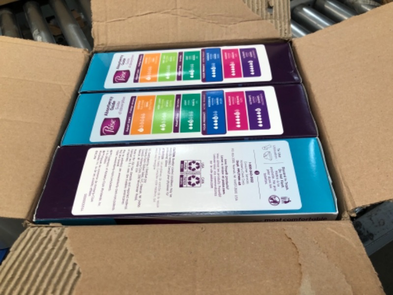 Photo 1 of Poise Ultra Thin Incontinence Pads for Women, Moderate Absorbency, Regular Length, 144 Count (Packaging May Vary)
