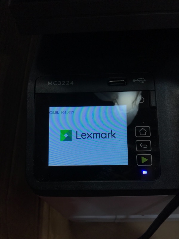 Photo 2 of PARTS ONLY
Lexmark MC3224i Color Laser Multifunction Product with Print, Copy, Digital Fax, Scan and Wireless Capabilities, Plus Full-Spectrum Security and Print Speed up to 24ppm (40N9640), White, Small
