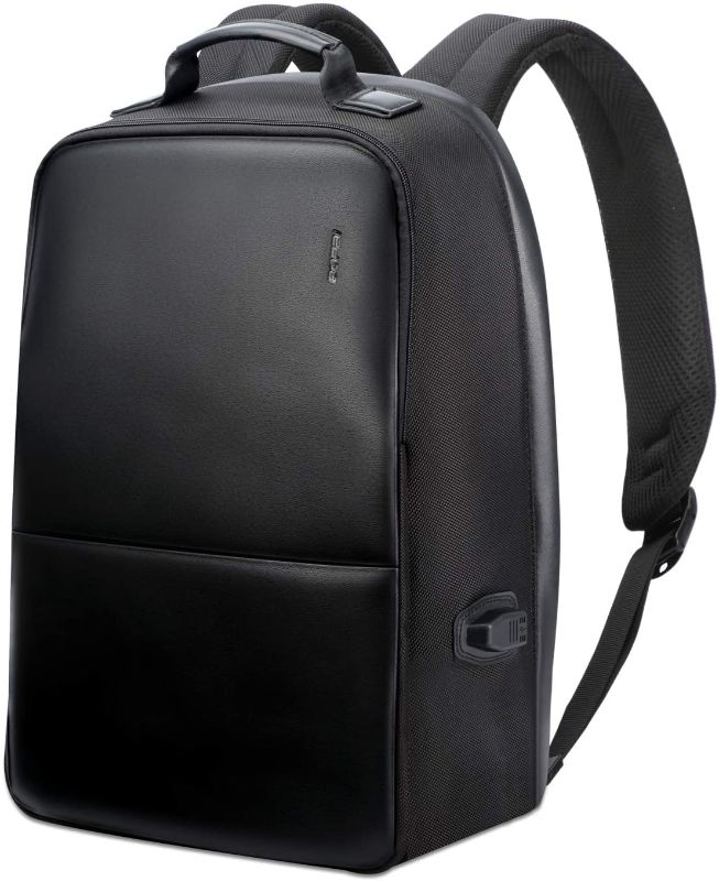 Photo 1 of BOPAI Anti-Theft Business Backpack 15.6 Inch Laptop Water-Resistant with USB Port Charging Travel Backpack Anti-Glare Functional Rucksack Light-Weight Backpack for Men (15.6 inch, Black)
