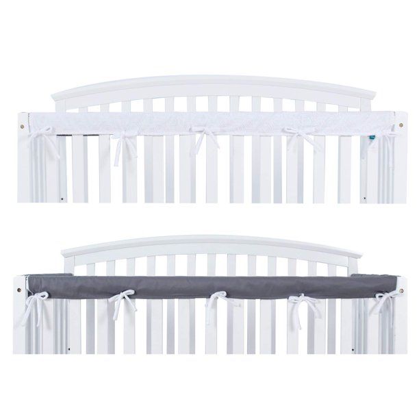 Photo 1 of Biloban Crib Rail Cover Protector Safe Guard Wrap,, Color: Grey,,  51" x 7"  (1pcs) *display picture used for reference only**