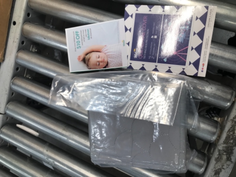 Photo 2 of Biloban Crib Rail Cover Protector Safe Guard Wrap,, Color: Grey,,  51" x 7"  (1pcs) *display picture used for reference only**