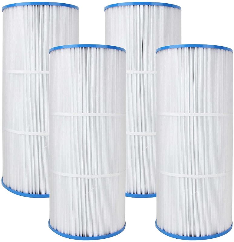 Photo 1 of 4 Pack Guardian Pool Spa Filter Replaces Hayward CX481XREPAK4 225 Square Feet Cartridge Elements for Hayward C2030 SwimClear In-Ground Cartridge Filters Pleatco PA56L 17 3/8'' Length