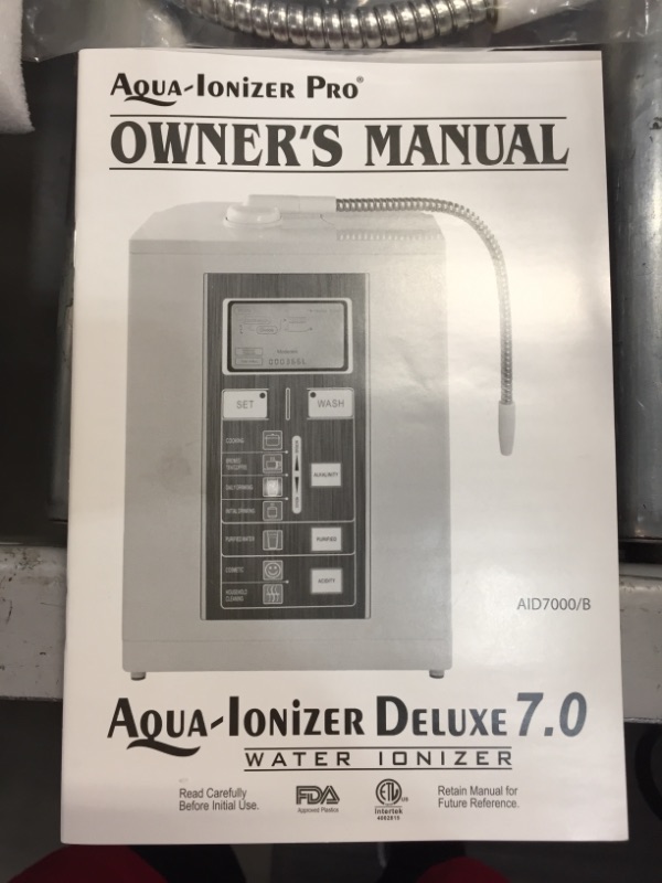 Photo 6 of Aqua Ionizer Deluxe 7.0 | Water Ionizer | Alkaline Water Filtration System | Produces pH 4.5-11.0 Alkaline Water | Up to -800mV ORP | 4000 Liters Per Filter | 7 Water Settings